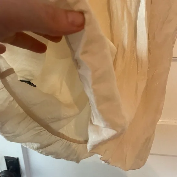 Lovestitch cream colored bubble hem mini dress - Picture 6 of 7